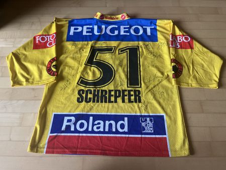 SC Bern SCB Vintage Trikot Rolf Schrepfer Autogramme