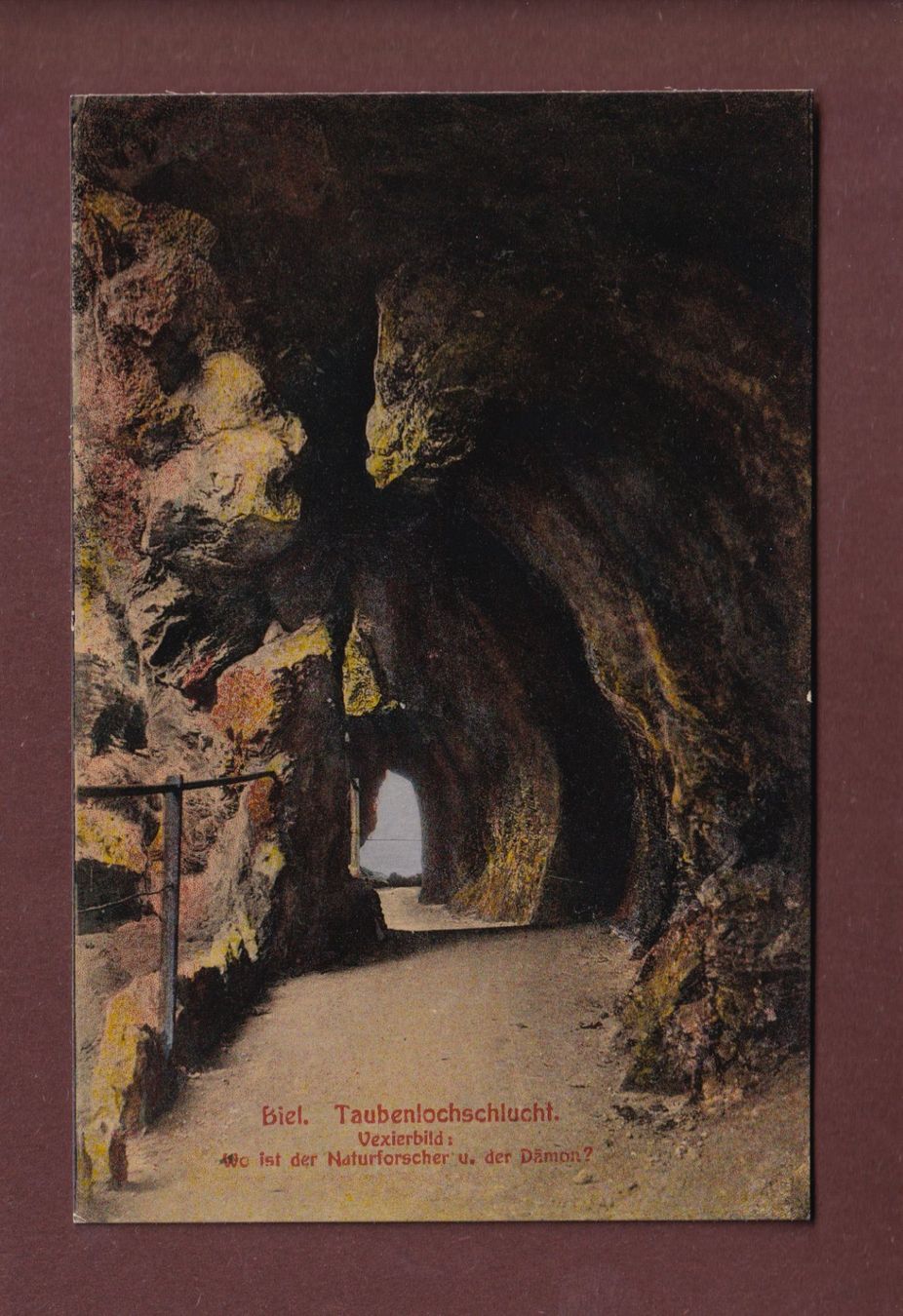 Ansichtskarten: BIEL - Taubenlochschlucht – Gebraucht aus Pully von nicecards-shop