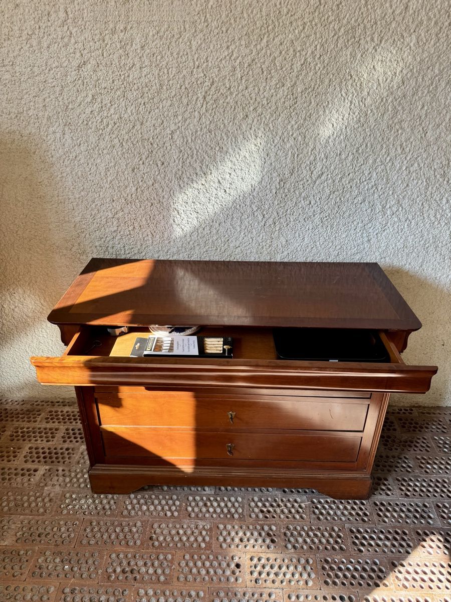 Cassettiere: Commode en merisier Vintage meuble "Grange" – Usato da Fully venduto da Gaga1990 4