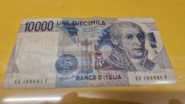 10000 Italienische Lire Banknote – Vintage Sammlerstück!1984