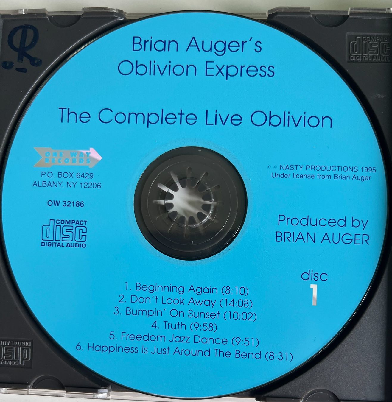 CD: BRIAN AUGER / The Complete Live Oblivion (3CD) – Usato da Bischofszell venduto da kustavi 2