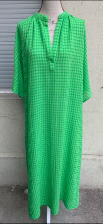 Superbe longue robe KATTARD GENÈVE caftan 100%coton TU