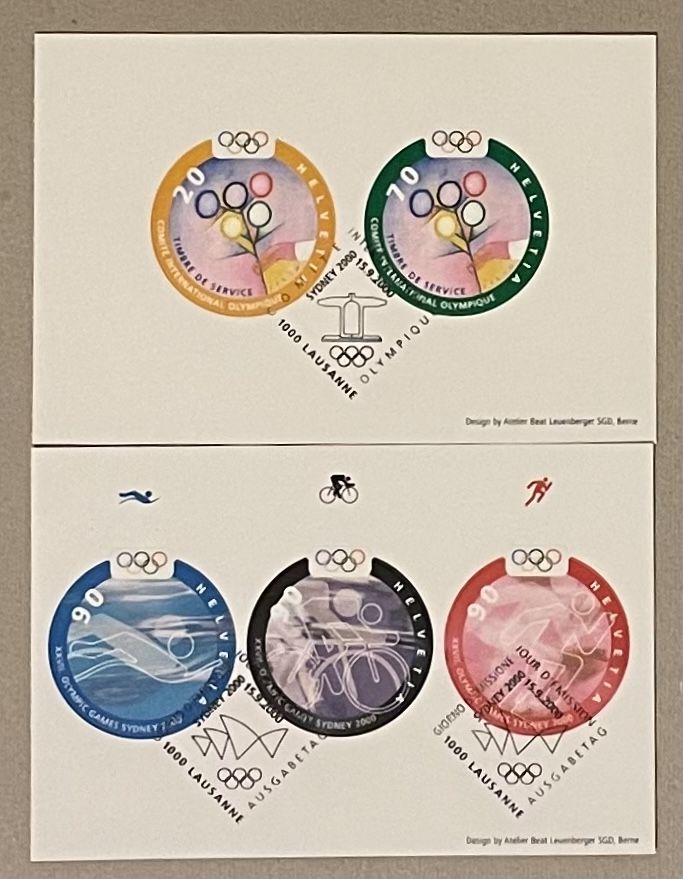 Tutti i francobolli: Briefmarken Olympische Spiele Sydney 2000 – Nuovo (secondo la descrizione) da Reiden venduto da nepeta12