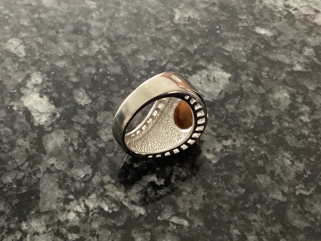 Ringe: Silber Tigeraugering ! Gr 17 – Neu (gemäss Beschreibung) aus Schöfflisdorf von seahorse61 2