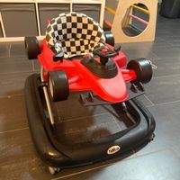 Baby-Lauflernhilfe / Walker Tyco – Rot/Schwarz – guter Zusta