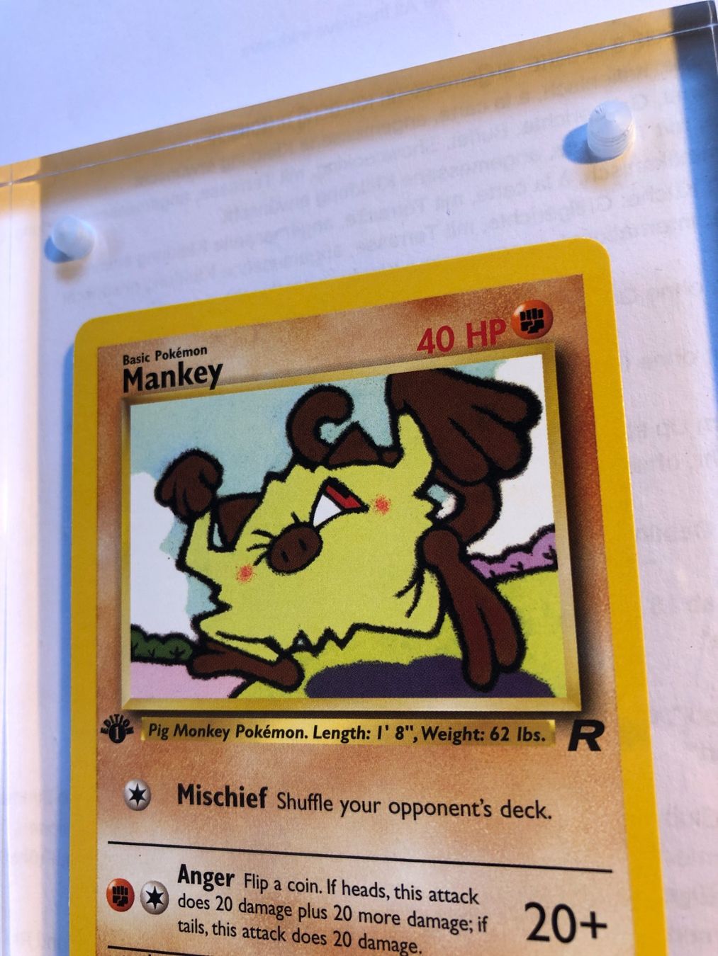 Cartes à collectionner: Mankey 1st Team Rocket - MINT - ab 1.- – D'occasion à Giubiasco par dan_pr8b 3
