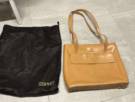Grand Sac à main Esprit vintage, couleur camel
