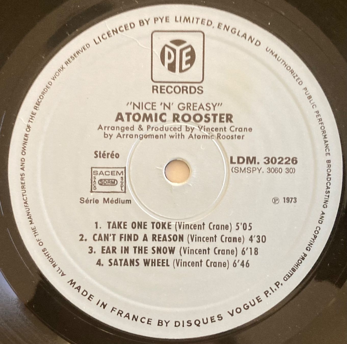 Schallplatten: ATOMIC ROOSTER - NICE 'N' GREASY – Gebraucht aus Poliez-Pittet von Newtown-Records 2