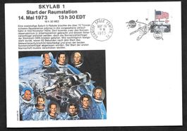 USA Sonderbrief Skylab 1 Startbeleg NASA-Cachet 14. Mai 1973