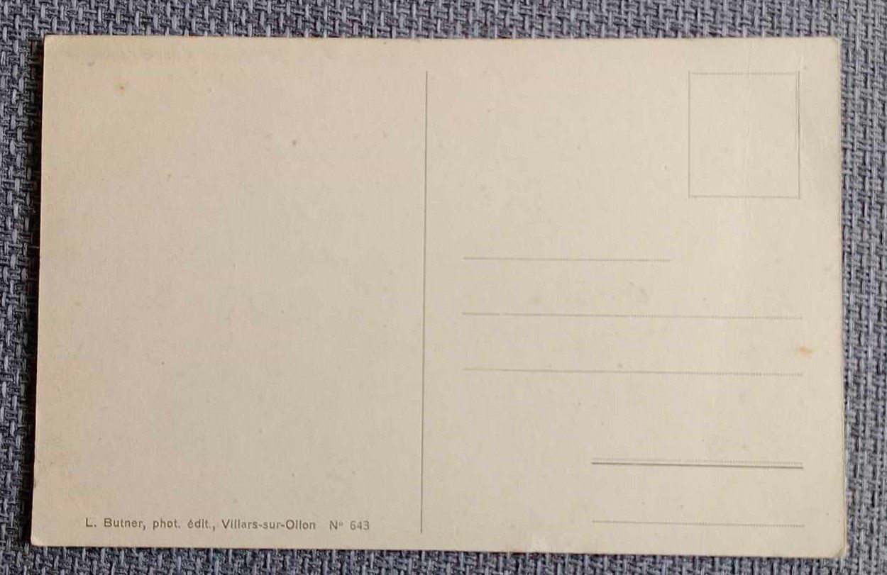 Cartoline postali: Carte postale / Arveyes - La Pension Pierrette – Usato da Le Locle venduto da PereiraHugo 1