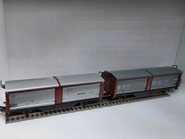 Märklin 4730/4633 Güterwagen Tbikks Schiebedach/Wände