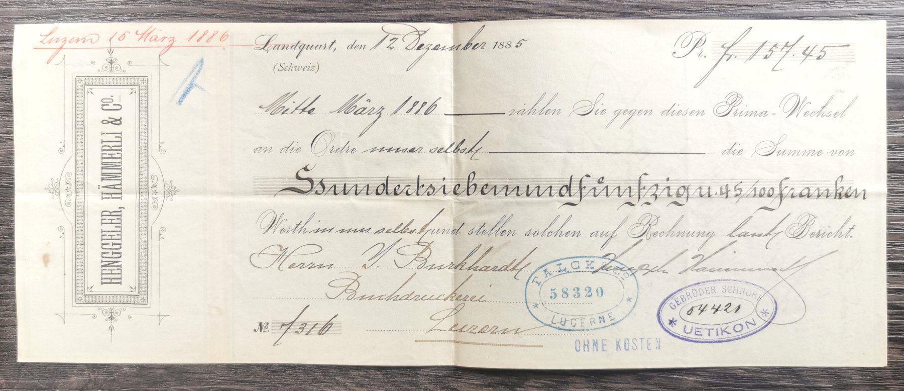 Tutti i francobolli: TR14 Superbe enveloppe avec les documents originaux 1885 – Usato da Cousset venduto da Patrick_Collections 7