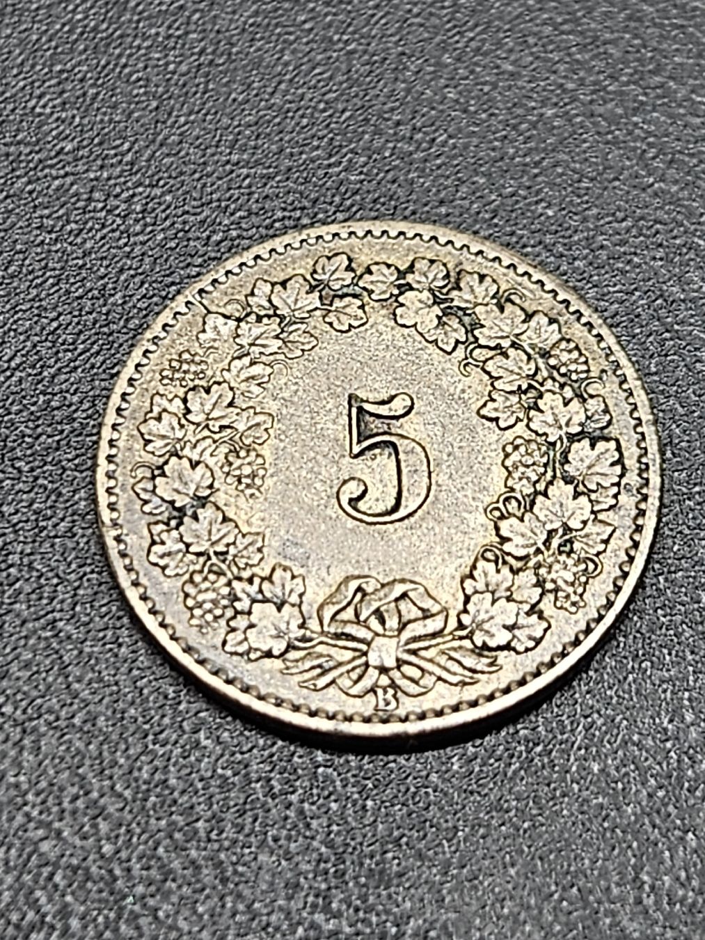 Tutti le monete: 5 Rappen 1872 – Usato da Pfäffikon ZH venduto da Melibol 1