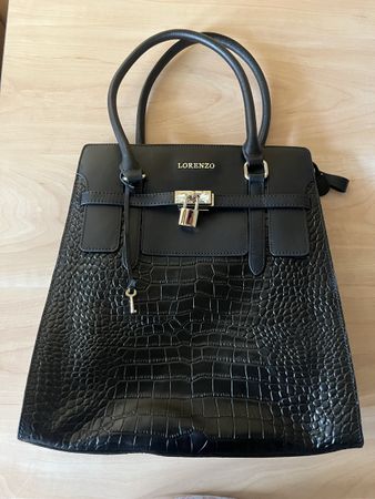 Lorenzo Handtasche Schwarz Neu