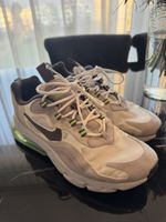 Nike Air Max 270 React Sneaker, Grau/Grün, Grösse 38