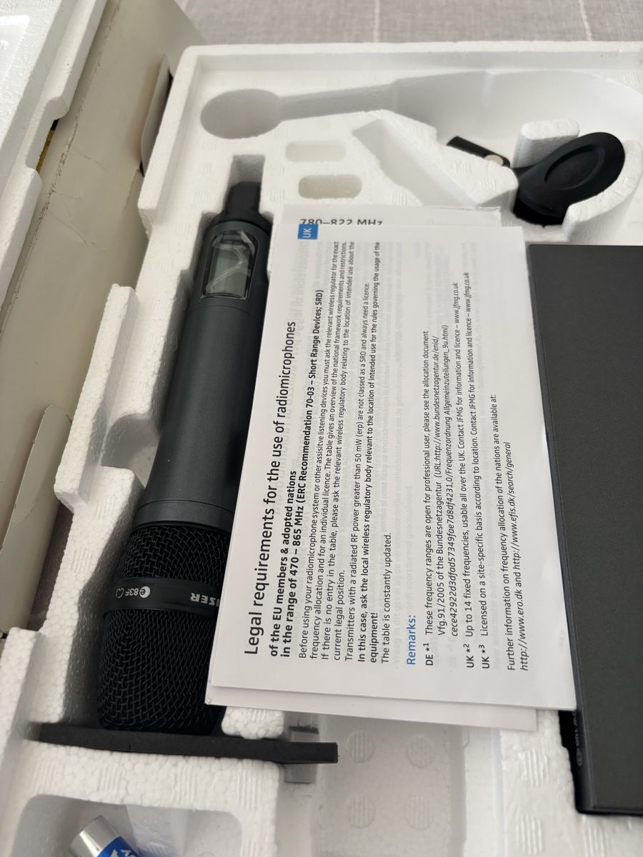 Microfoni: Sennheiser Funkmikrofon Neu! – Nuovo e nell'imballaggio originale da Oberbuchsiten venduto da alpenruh 1