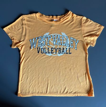 West Valley Volleyball T-Shirt, Gelb - Top-Zustand