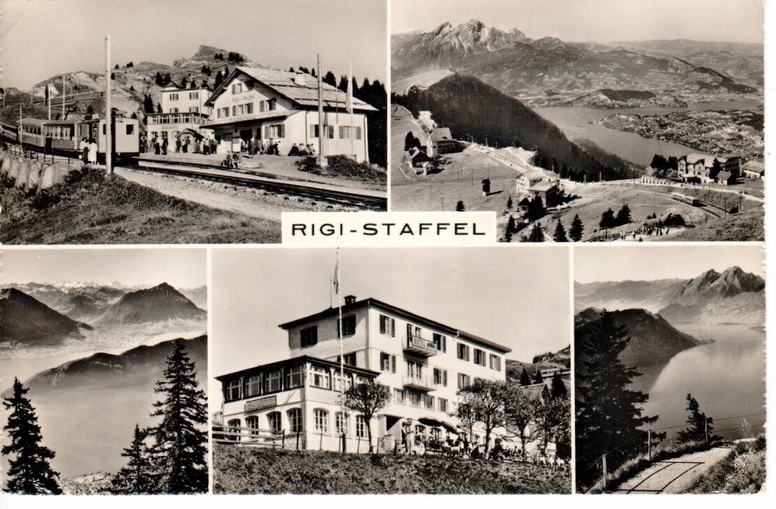 Cartoline postali: Rigi - Staffel 1958 – Usato da Wolhusen venduto da Curver9