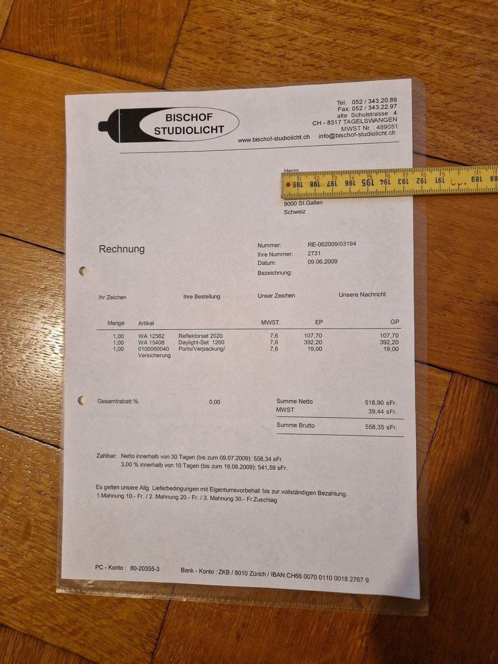 Lampes: Fotoleuchte – Neuf (Voir description) à St. Gallen par Dalom 6