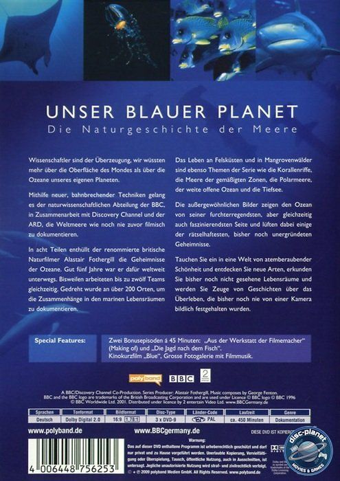 Alle DVDs: DVD - Unser blauer Planet (BBC) 3 DVDs – Gebraucht aus Embrach von disc-planet 1