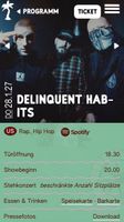 2 tickets für deliquent habits/28.01.27 in rubigen unter OP