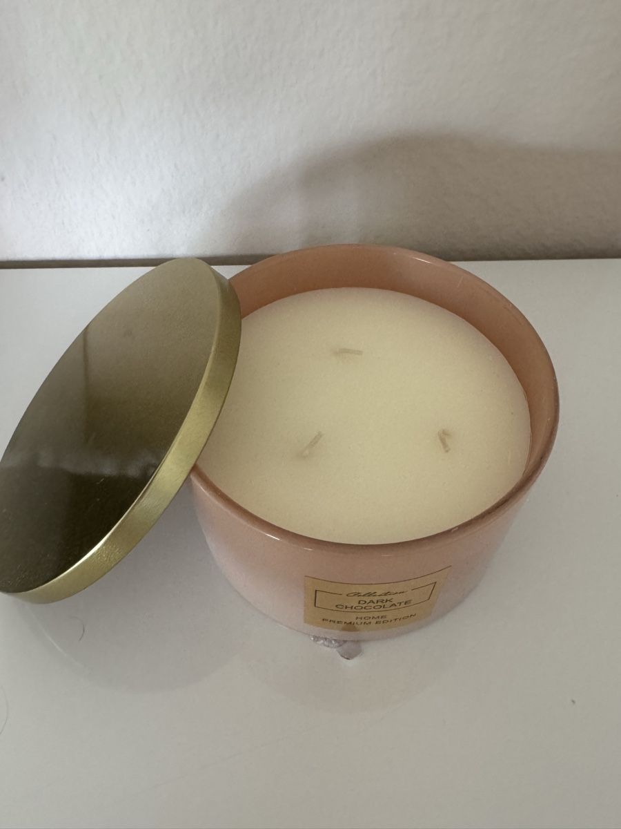Candele: Grosse Duftkerze 3 Dochte "Dark Chocolate" mit Golddeckel – Nuovo e nell'imballaggio originale da Binningen venduto da sha_ffg7 1