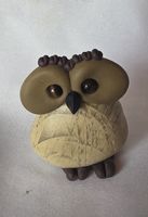 Eule Figur Naturstein Hsndgemacht wunder schön