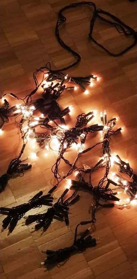 Ghirlande e barre luminose: Lichterkette bzw. Lichtwasserfall mit elektronischem Dimmer – Nuovo (secondo la descrizione) da Zürich venduto da 1980ale 8