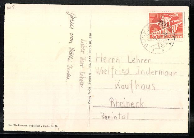 Cartoline postali: AK Werdenberg, Ortspartie – Usato da Berlin venduto da bartko-reher 1