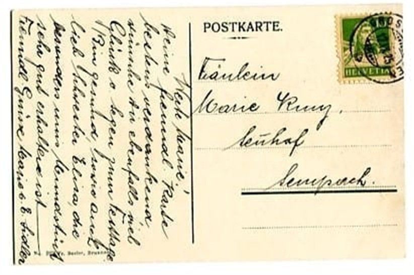 Cartoline postali: Flüelen mit Erstfeldertal – Usato da Ottikon b.Kemptth. venduto da Neptun1974 1