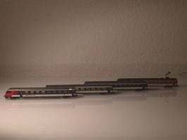 4er Set SBB Wagen mit Steuerwagen & Speisewagen