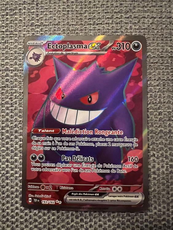Ectoplasma Ex 104/162 – Ultraboost X Écarlate Et Violet 5 – Forces Temporelles – Coffret De 10 Cartes Pokémon Françaises