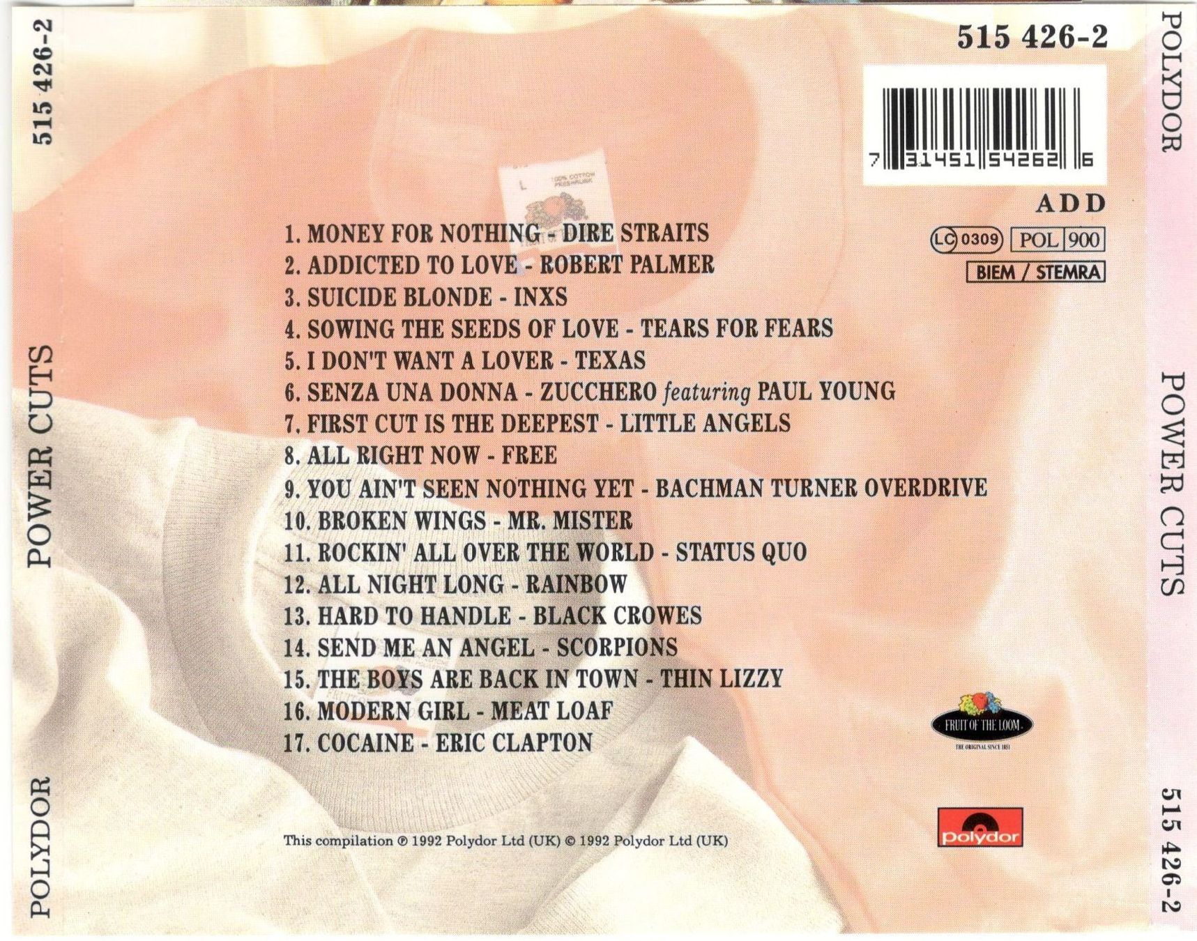 CD: Power Cuts CD – Usato da St. Margarethen TG venduto da ursk10 1