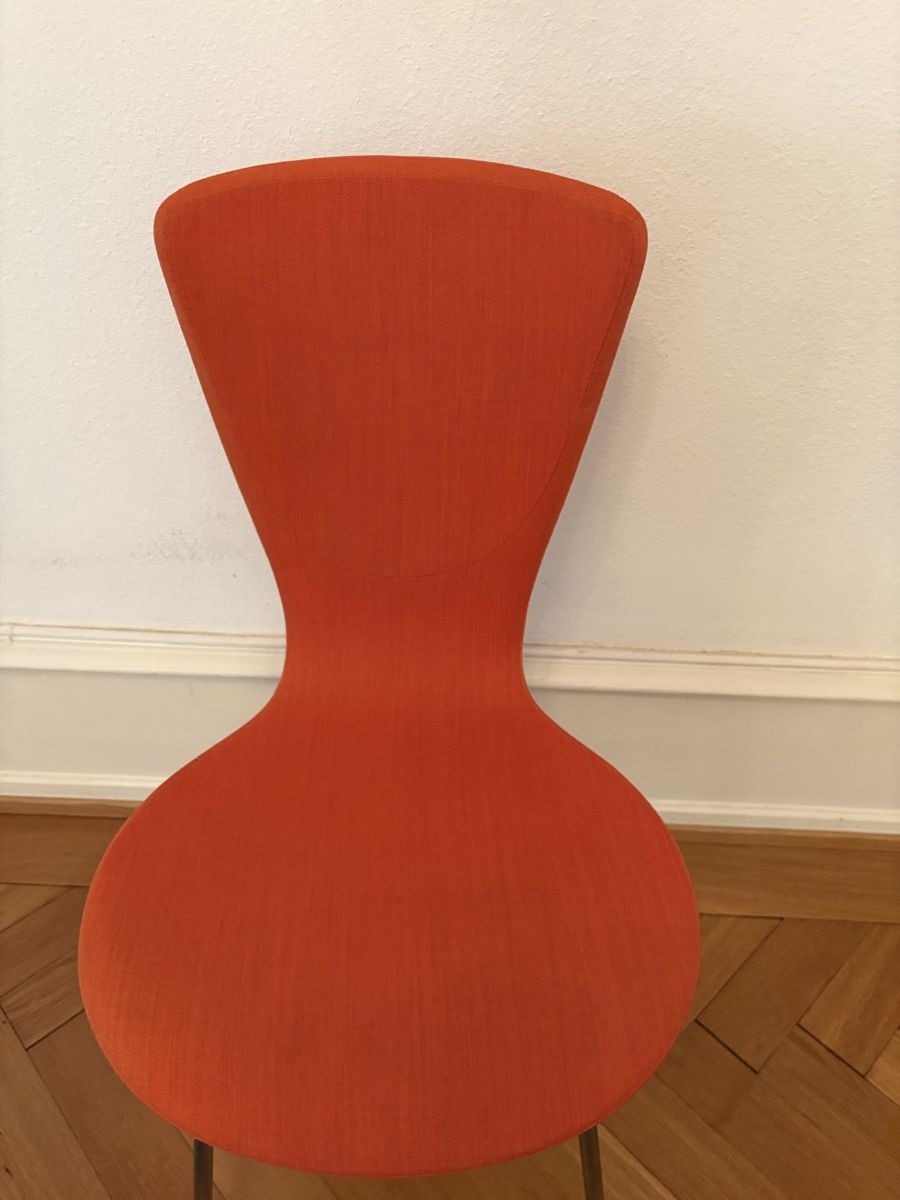 Sedie: 6 Kieser Stuhl, Orange, Designklassiker! – Nuovo (secondo la descrizione) da Basel venduto da parofrem2004
