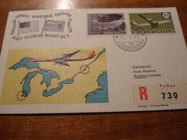 Erstflug 1962 Zch - Montreal-Chicago, Swissair, Marken FL