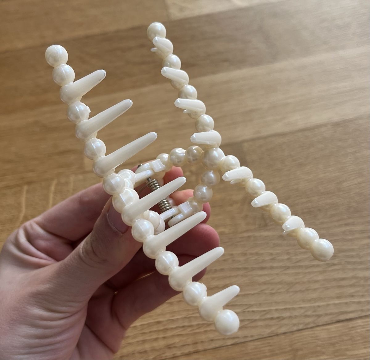 Accessori per capelli: Perl-Effekt Claw Clip Haarspange – Nuovo (secondo la descrizione) da Zürich venduto da vhaav1510 1