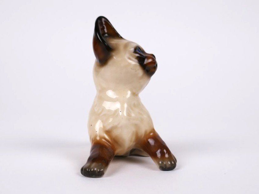 Figuren: Katzenfigur bemalt – Gebraucht aus Urtenen-Schönbühl von Restwert_Schoenbuehl 1