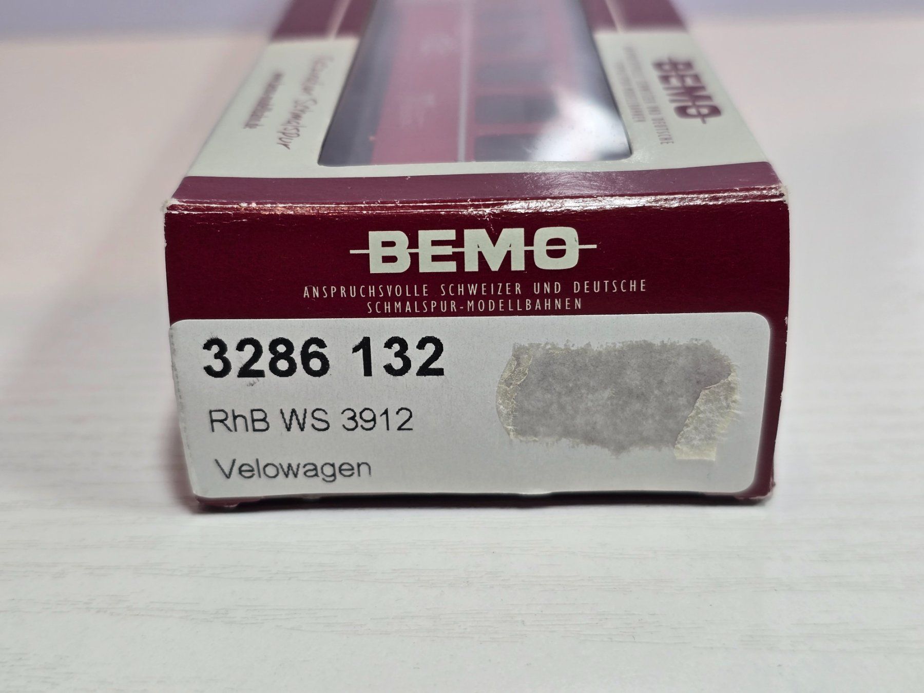 Bemo Modelleisenbahnen: Bemo, 3286132, RhB, WS 3912, Velowagen, NEU – Neu und originalverpackt aus Kloten von Nicola2 1