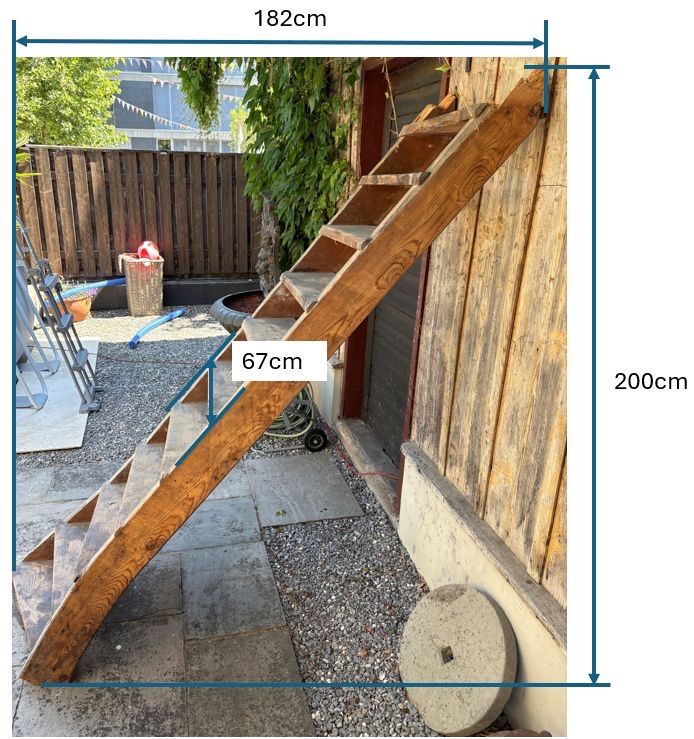 Scale: Rustikale Holztreppe – Usato da Rapperswil SG venduto da lilkate 1