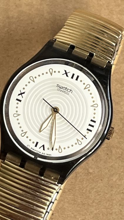 Swatch Montres: Vintage Swatch Uhr, Rarität, Goldfarben, Sammlerstück! – D'occasion à Grenchen par chththl 1