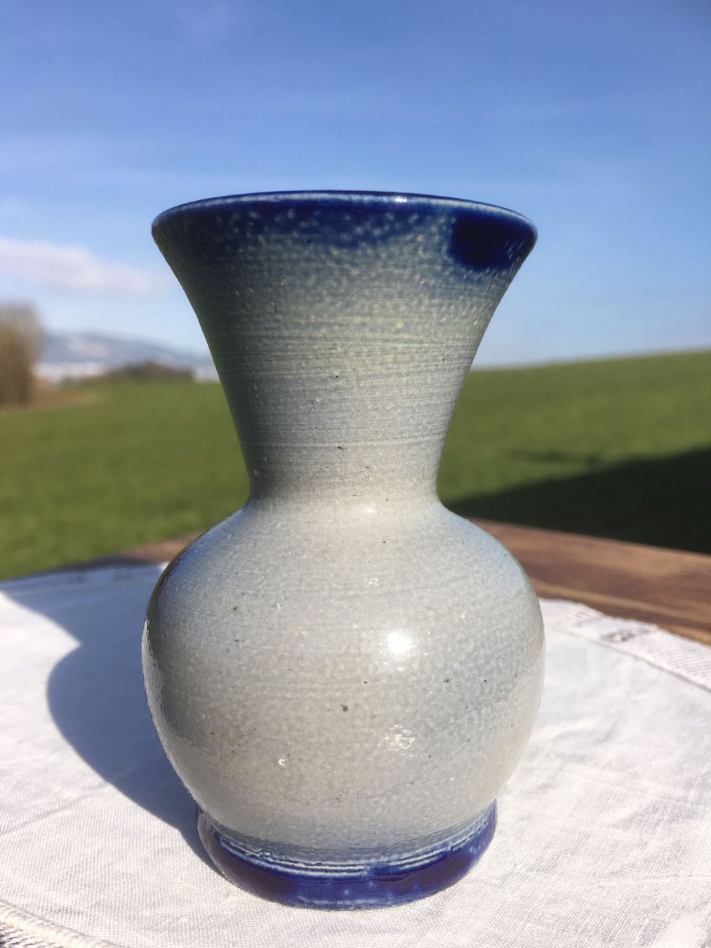 Vasi & Recipienti: STEINGUT  VASE  BLUMENVASE  VÄSELI   DEKO   HANDARBEIT – Nuovo (secondo la descrizione) da Subingen venduto da ArtBead 1