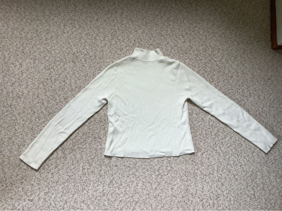 Pullover & Sweatshirts: Rollkragenpullover weiss 152 – Gebraucht aus Thun von Skipper 2