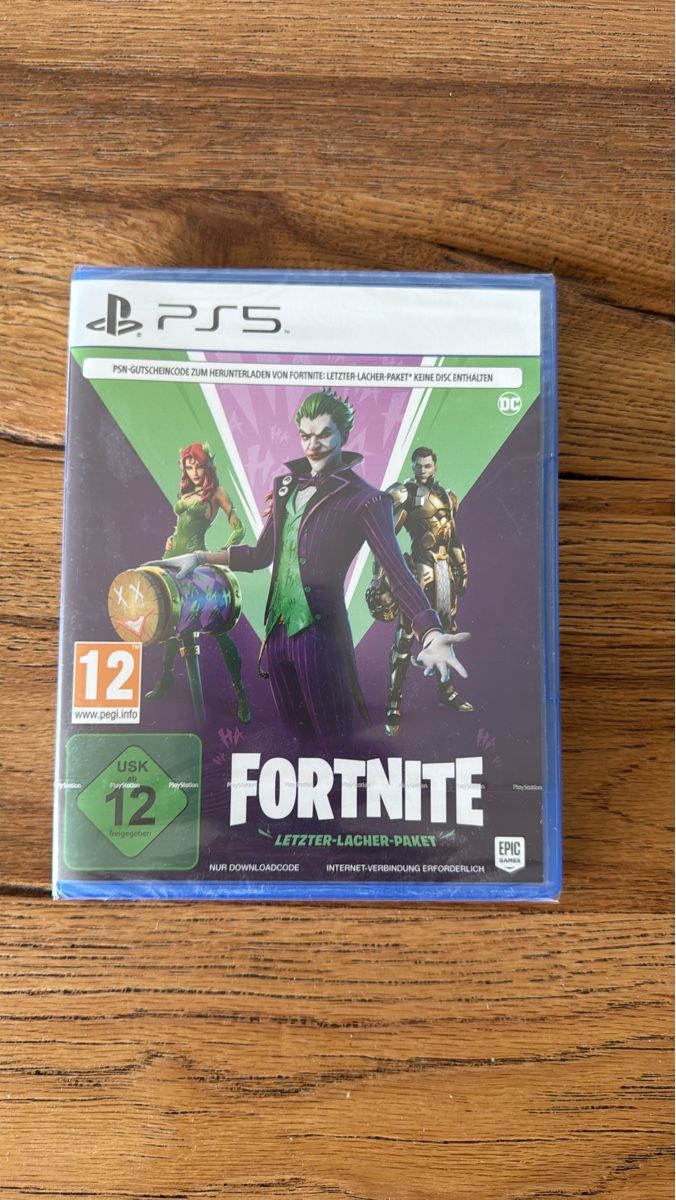 Epic Spiele: Fortnite Letzter Lacher Paket PS5 Downloadcode – Neu und originalverpackt aus Lenzburg von eyworld
