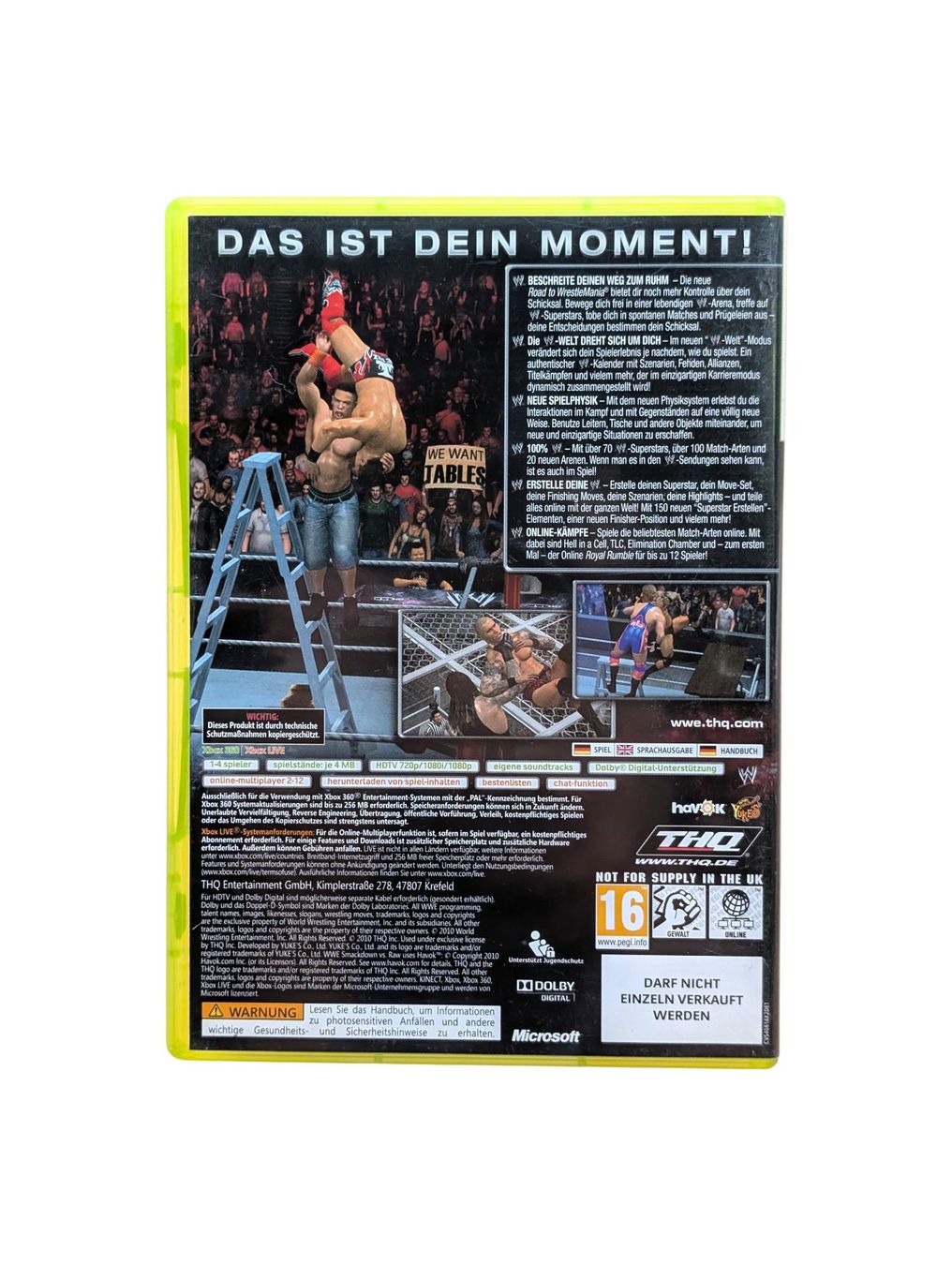 Microsoft Spiele: WWE SmackDown vs. Raw 2011 Xbox 360 – Gebraucht aus Domat/Ems von IsseldorsShop 1