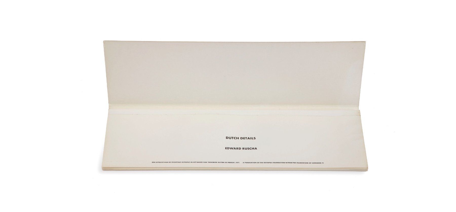 Libri: Ed Ruscha Dutch Details – Usato da Stallikon venduto da pumba8903