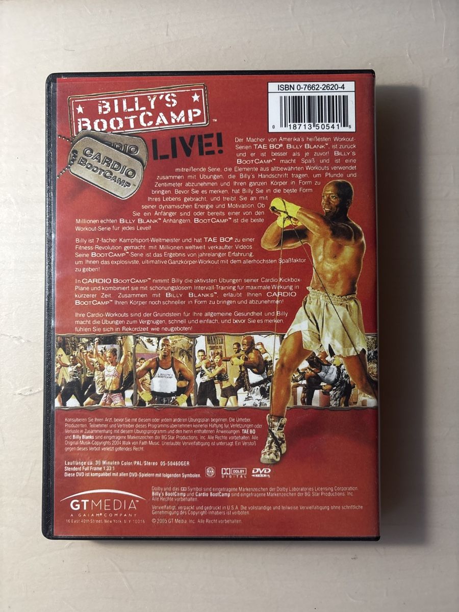 Tutti i DVDs: Billy‘s Bootcamp (0325) – Usato da Ruswil venduto da Slivio_ 1
