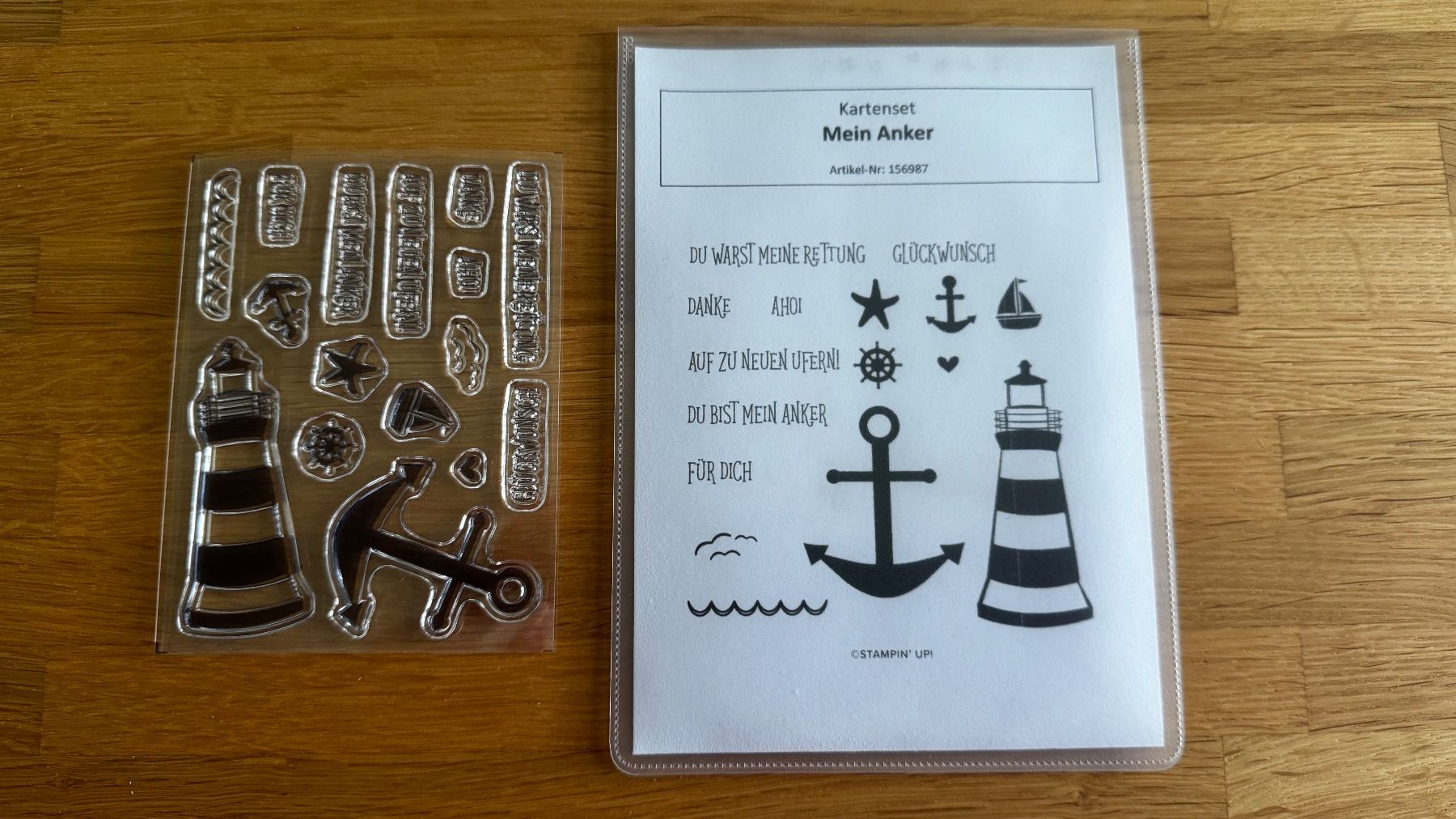 Stampin' up! Timbri: Stampin Up / Mein Anker / A – Usato da Neukirch (Egnach) venduto da muolen