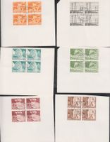 Schweiz, JJ1, 1949, Technik + Landschaft, 4er-Block Satz,