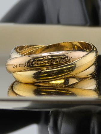 Cartier Gold Ring Trinity