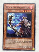 Yu-Gi-Oh! Karte - Blutroter Wachposten, 1. Auflage! Top!